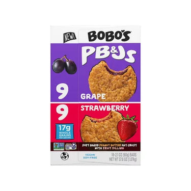 Bobo'S PB&J Oat Snacks, Variety Pack, 18 Pk.